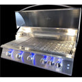 CGProducts RJC40ALLP 40 in.Premier Grill, Blue LED with Rear Burner-Propane