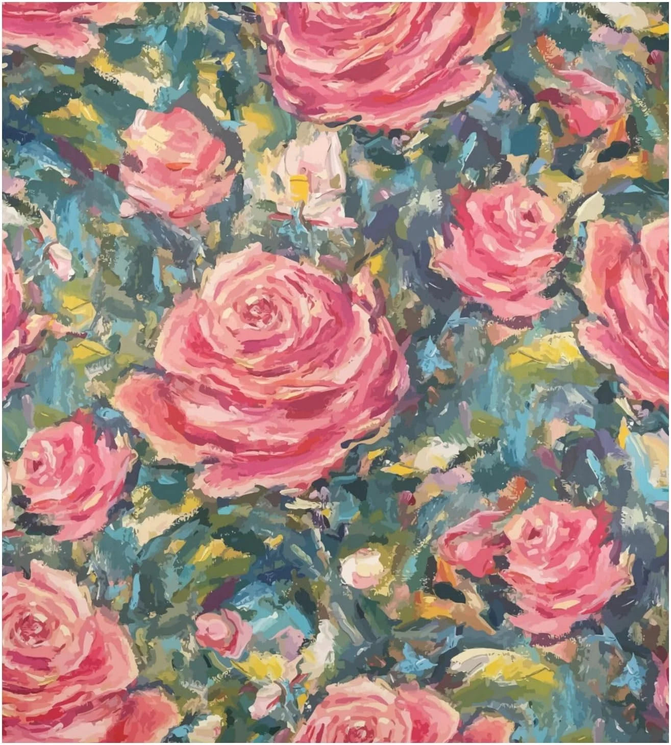GZHJMY Beautiful Flowers Dishwasher Magnet Cover, Kitchen Fridge Door Panel Magnet Sticker Appliance Wash Machine Magnet Cover 23 x 26 Inch Home Decor