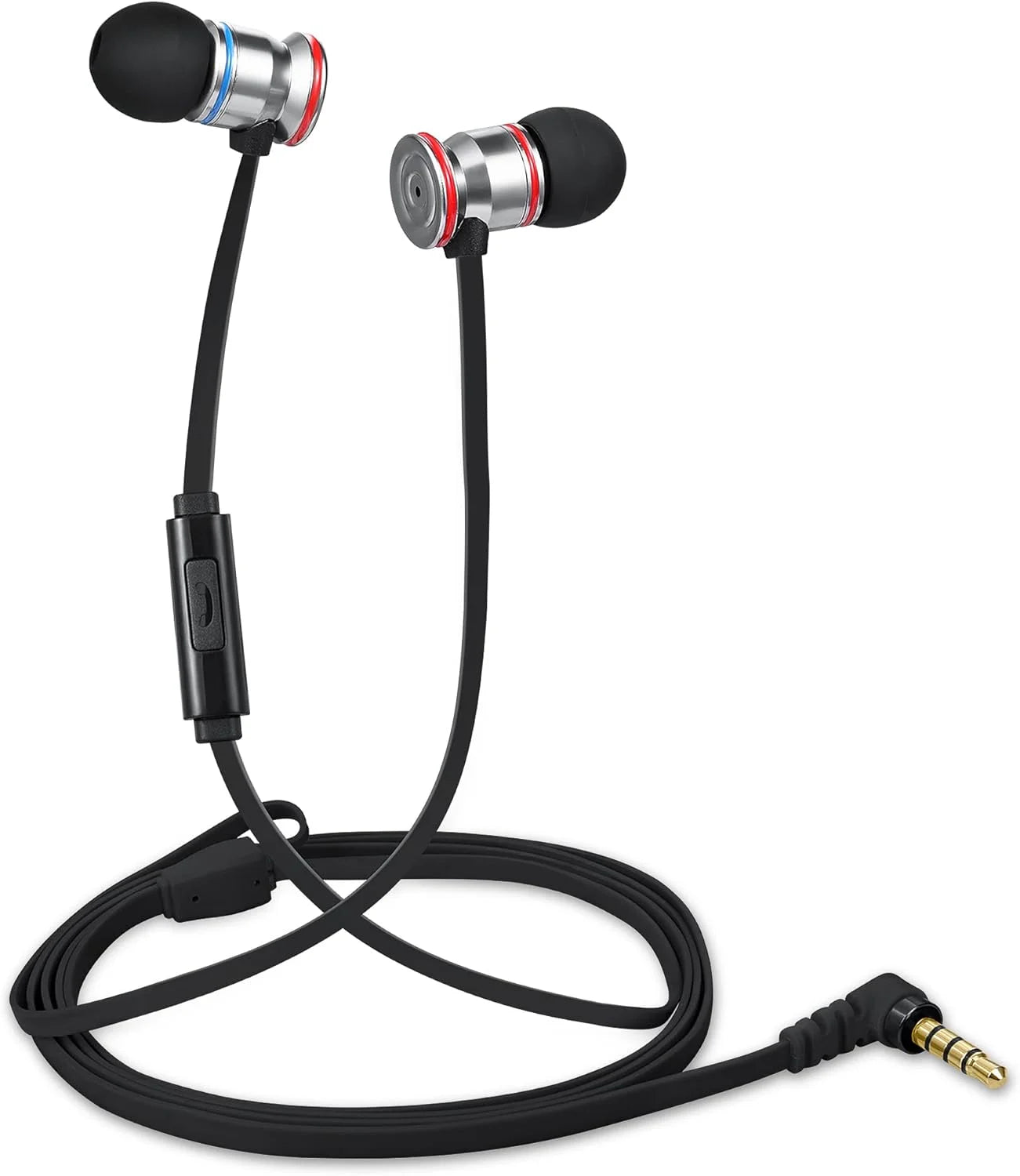 MK23 Earphones Wired in-Ear Headphones with rophone Noise Isolating Earbud Tips Strong B 3.5mm Jack