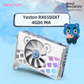 YESTON RX6500XT 4GD6 Gaming Graphics Card, 18Gbps Memory Speed, DP+ Output Interfaces, Enhanced Gaming Experience