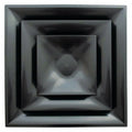 American Louver Ceiling Diffuser,Black,6 Duct Size  STR-C-6BK