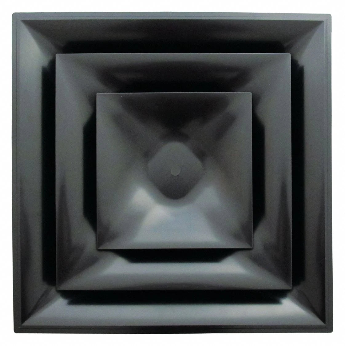 American Louver Ceiling Diffuser,Black,6 Duct Size  STR-C-6BK