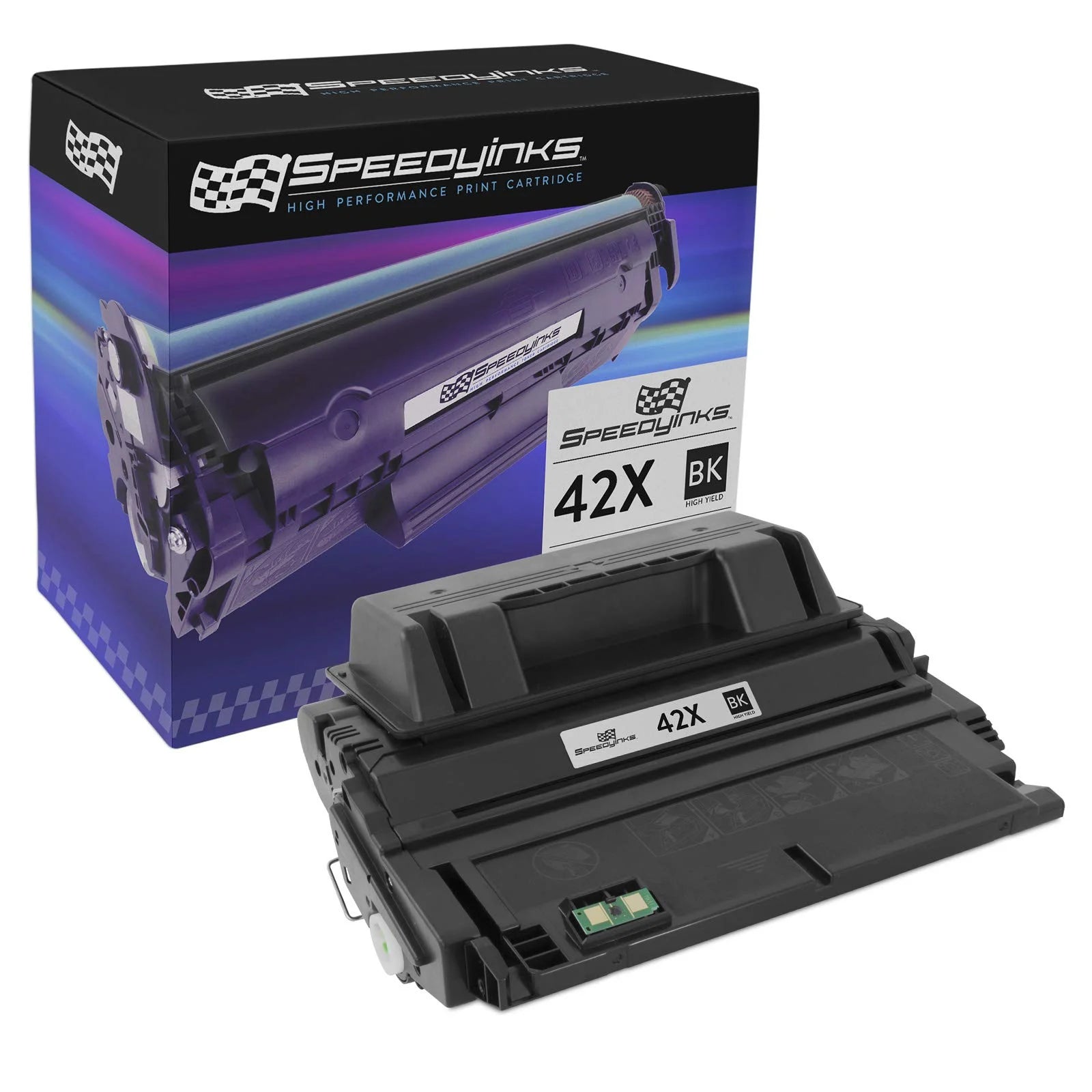SPEEDYINKS Compatible Toner Cartridge Replacement for HP 42X Q5942X High Yield (Black) for HP LaserJet / Multifunction printers 4250, 4250tn, 4350n, 4250dtn, 4350, 4350tn, 4250dtnsl, 4350dtn, 4250n