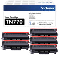 TN770 Toner Cartridge Compatible for Brother TN-770 MFC-L2750DW L2750DWXL HL-L2370DW HL-L2370DWXL Printer (Black,5-Pack)