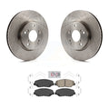 Transit Auto - Front Disc Brake Rotors And Ceramic Pads Kit For 2015 Honda Civic EX with Manual transmission K8A-104185