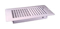 US Hardware V-056IWB Floor Register, 1-5/16 in L, Steel, White