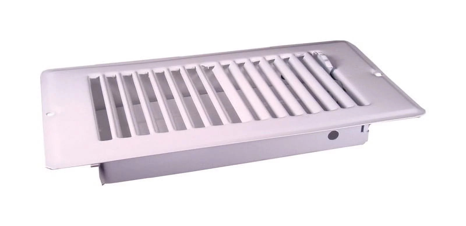 US Hardware V-056IWB Floor Register, 1-5/16 in L, Steel, White