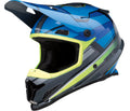 Z1R Rise MC MX Offroad Helmet Blue/Hi-Viz 4XL