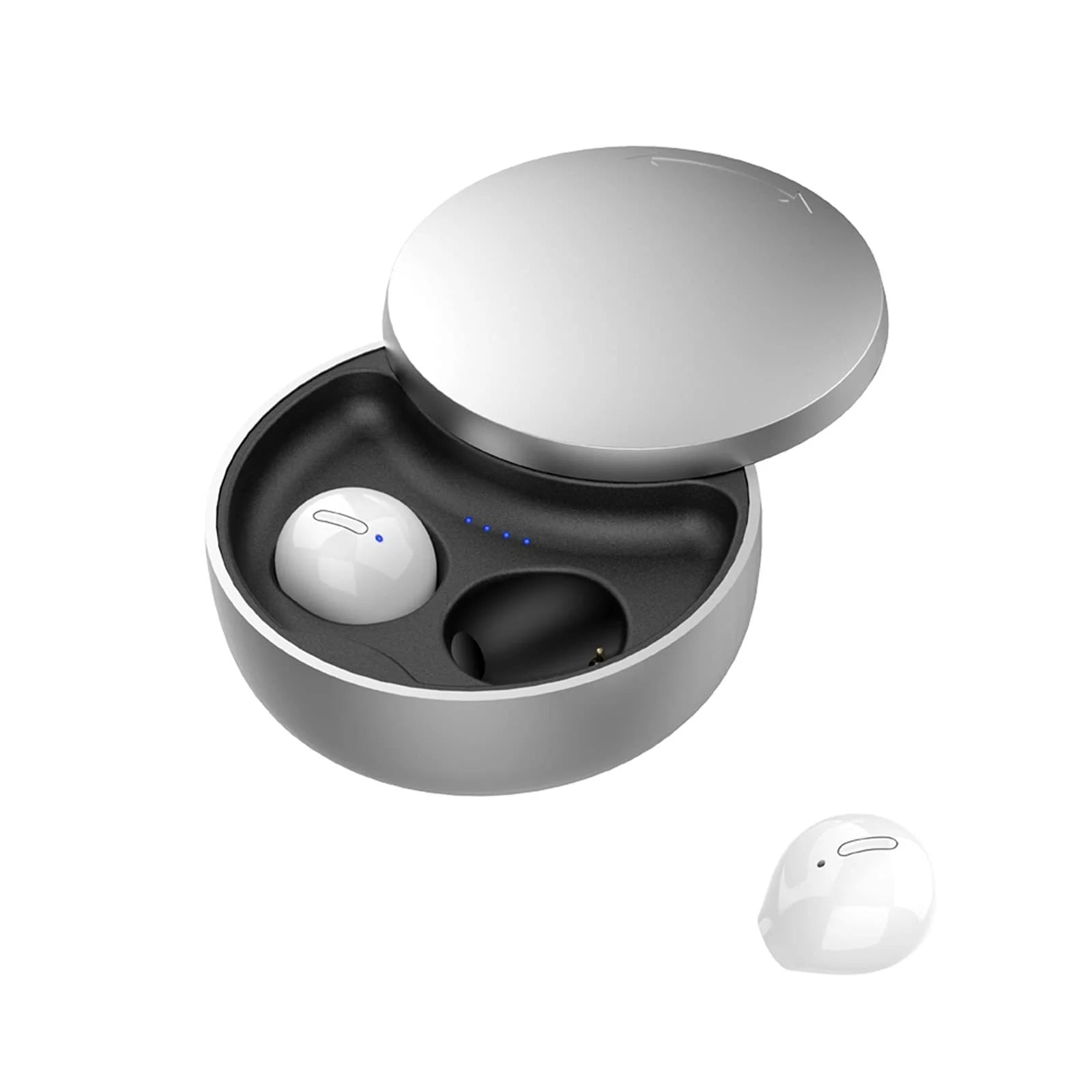 Invisible Earbuds Sleep Smallest Bluetooth Earbuds Mini Wireless Ear Buds Discreet Bluetooth Earpiece Tiny Hidden Small Ears Earbud for Work Headphones True Wireless Earpiece with Charging Case