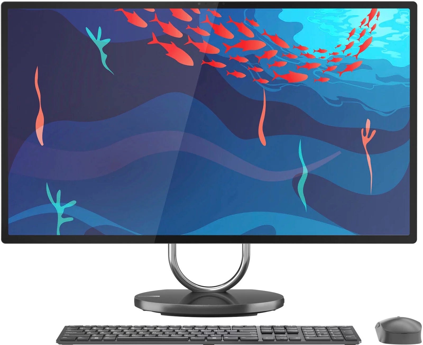 Lenovo - Yoga AIO 9i 31.5 All-In-One - Intel Core i9 - 16GB Memory + 512GB SSD - Storm Grey Desktop PC Computer