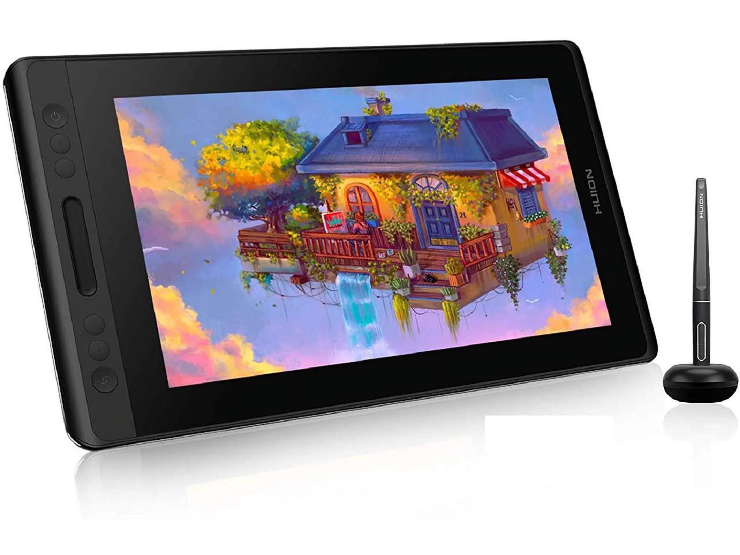 Restored HUION Kamvas Pro 13 GT-133 Graphic Drawing Monitor 13.3 inch IPS Pen Display with Battery-Free Stylus, Full-Laminated Screen, 120% sRGB