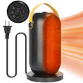 Space Heaters for Inside Portable Oscillation Electric Cooling Fan Heater for Home 1200W PTC Ceramic Fast Efficient Heater with Timer Overtip Overheat Protection for Office Bedroom Black