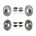 Transit Auto - Front Rear Disc Brake Rotors And Semi-Metallic Pads Kit For Honda Civic K8F-101485
