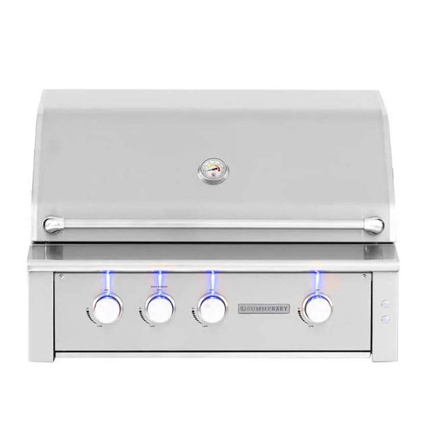 Summerset Alturi 36-Inch 3-Burner Built-In Propane Gas Grill With Stainless Steel Burners & Rotisserie - ALT36T-LP