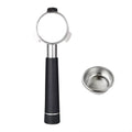 Lixada 3 Ears Bottomless Portafilter 54mm for Breville870/875/878/880 Stainless Steel Alloy Handle Coffee Machine Compatible