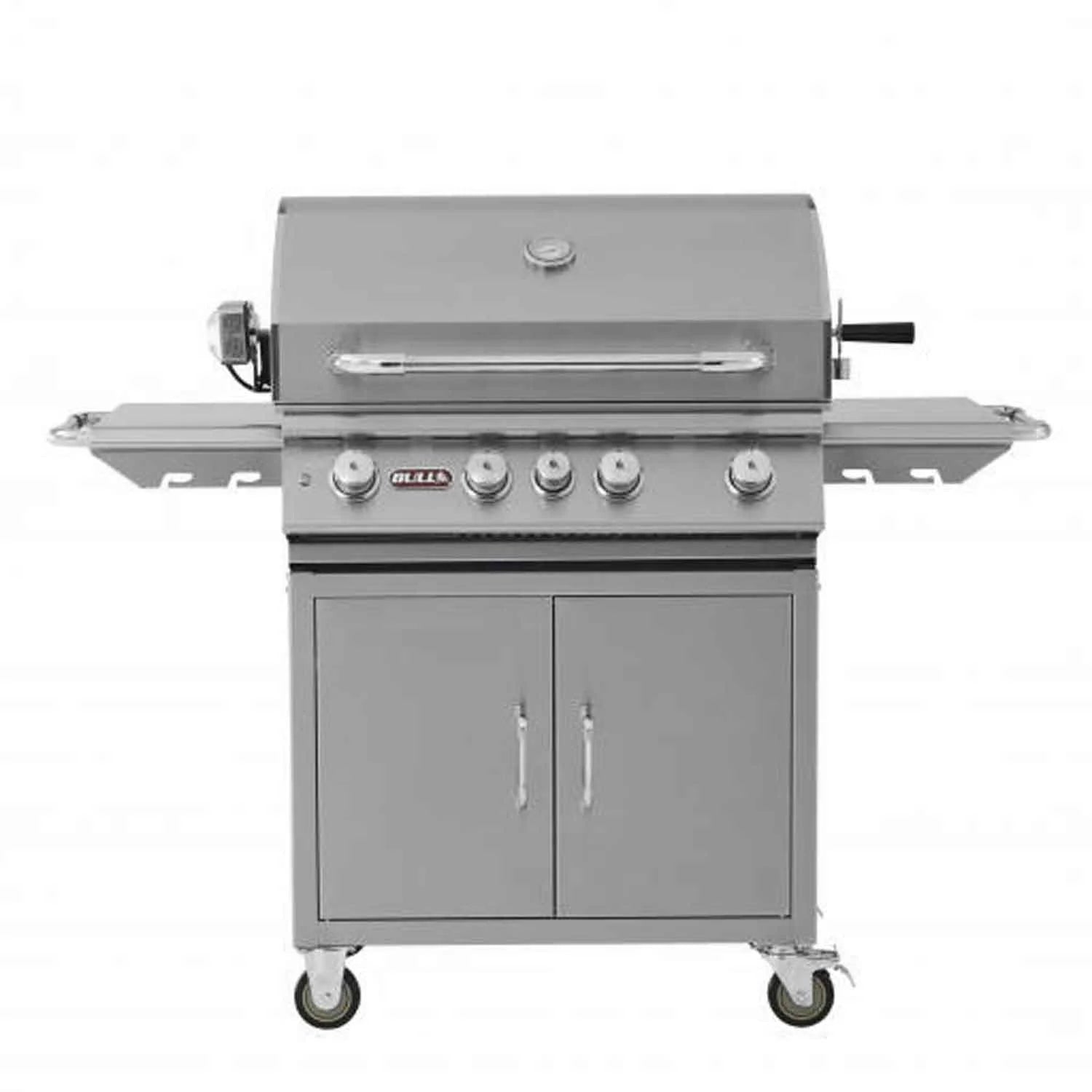 Bull Outdoor Products Angus 4-Burner Propane Gas Grill with Cabinet
