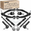 A-Premium 10Pcs Front Suspension Kit Upper Control Arm, Sway Bar Link, Tie Rod End, Ball Joint Compatible with Chevrolet Silverado 1500 Tahoe Suburban Avalanche GMC Sierra 1500 Yukon Cadillac Escalade