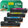 410A Toner Cartridges CF410A Compatible with HP 410A CF410A CF410X for HP Color Laserjet Pro MFP M477fnw M477fdw M477fdn M452dn M452nw M477fdn M452dw M477 Printer£¨Black Cyan Magenta Yellow, 4 Packs£©