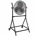 Dayton Mobile Floor Fan,1500/1300/1100 RPM  61LD84