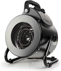 iPower Electric Heater Fan for Greenhouse, Grow Tent, Workplace, Overheat Protection, Black