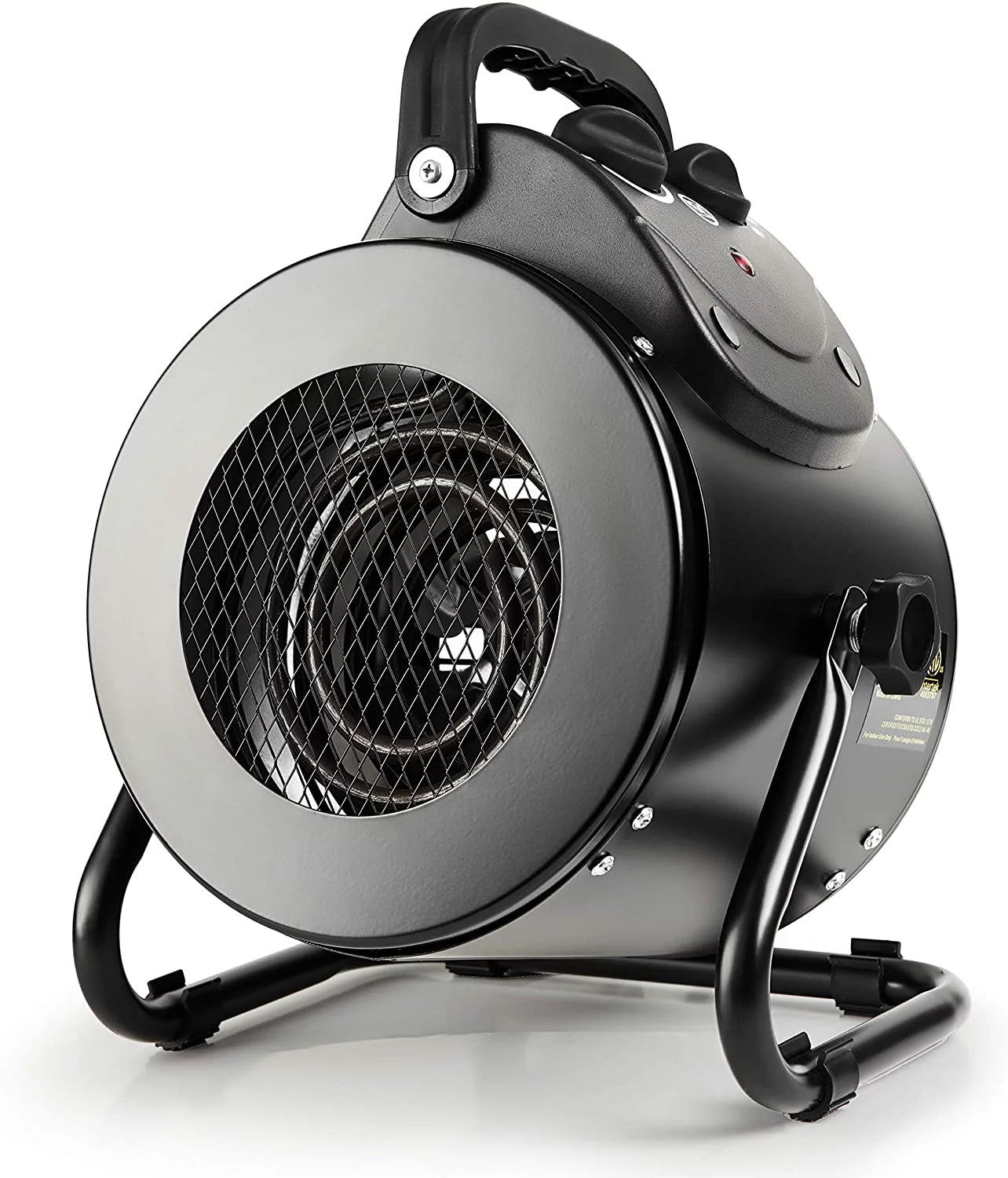 iPower Electric Heater Fan for Greenhouse, Grow Tent, Workplace, Overheat Protection, Black