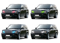 Flashtech LED RGB Multi Color Halo Ring Headlight Kit for Land Rover Range Rover 06-10 V.3 Fusion Color Change
