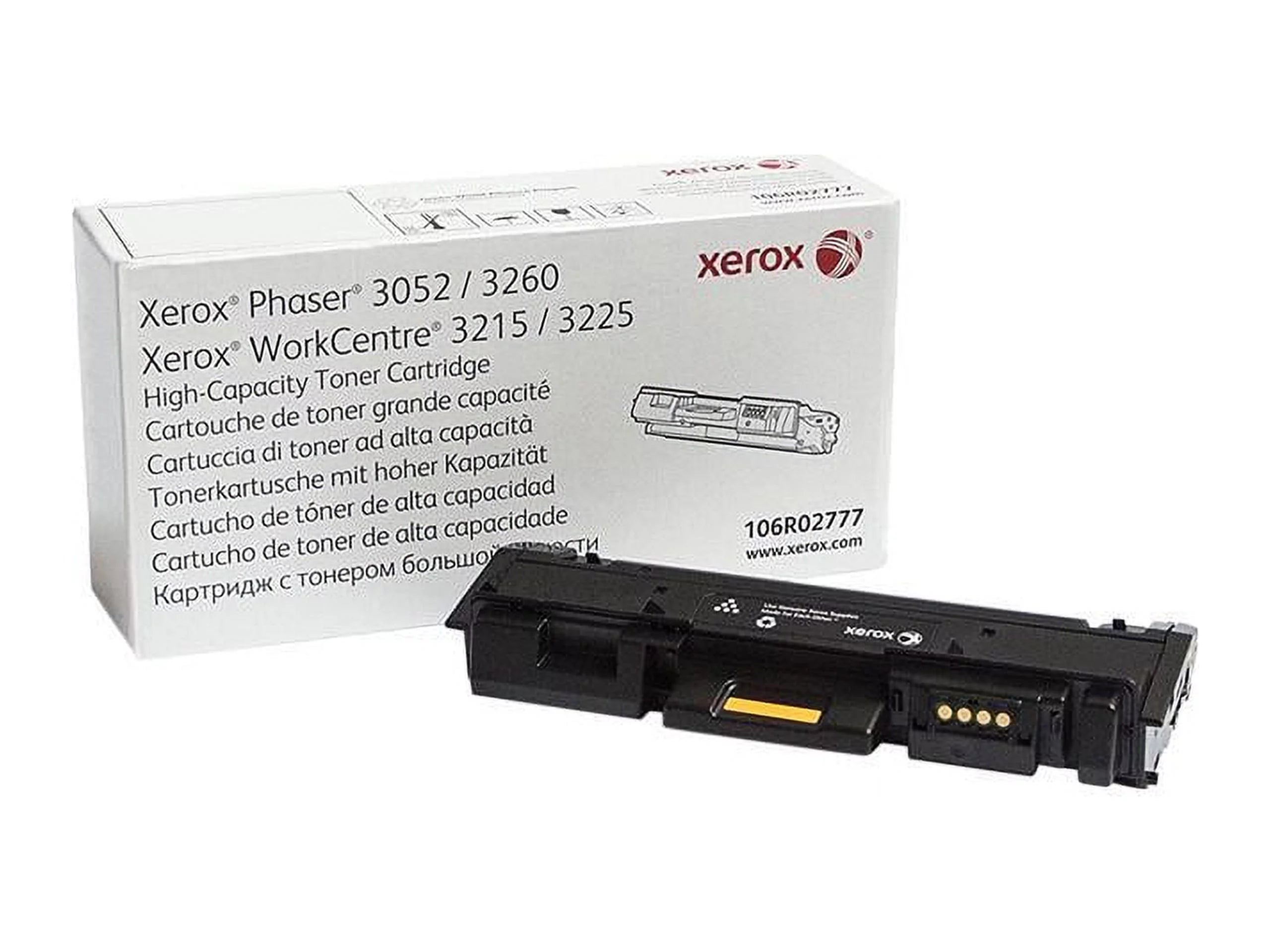 Xerox High Capacity Black Toner Cartridge (106R02777)