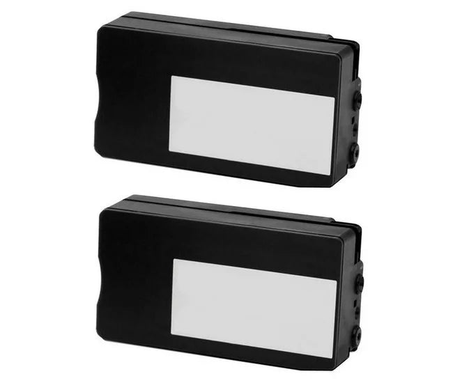 PrinterDash Remanufactured Replacement for HP DesignJet T120/T125/T130/T520/T525/T530 Black High Yield Inkjet (2/PK-80 ML) (NO. 711) (P2V31A)