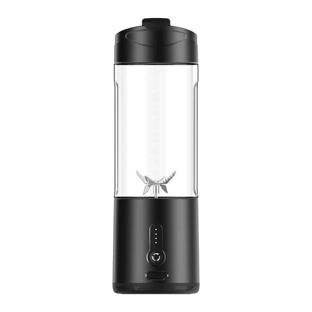 Arealer Portable Blender Cup USB Electric Fruit Juicer Rechargeable Juice Mixer 530ml with 6 for Sports Travel Camping