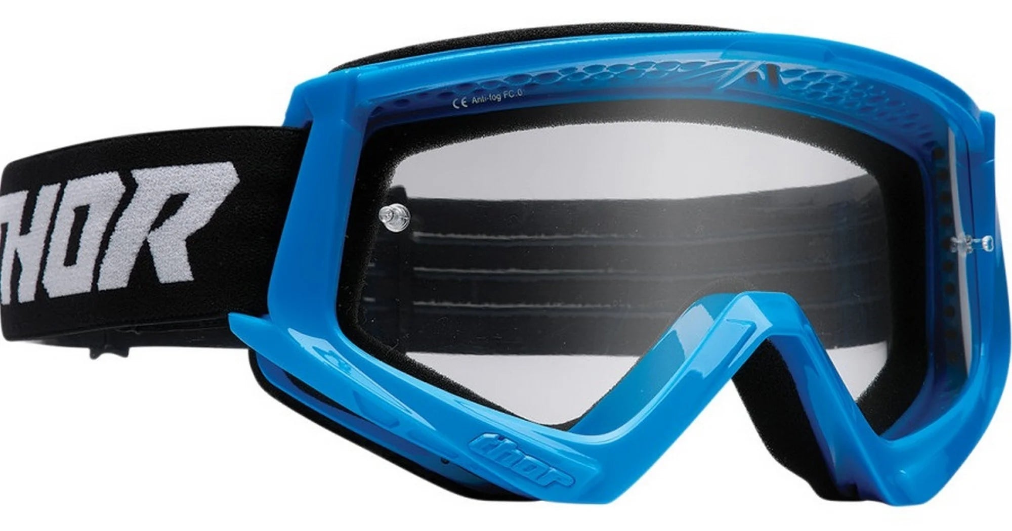 Thor Combat Racer MX Offroad Goggles w/Clear Lens Blue/Black