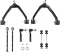 A-Premium 8Pcs Front Suspension Kit Upper Control Arm and Ball Joint Assembly Sway Bar Link Tie Rod End Compatible with Chevrolet Silverado 1500 Classic GMC Sierra 1500 Classic