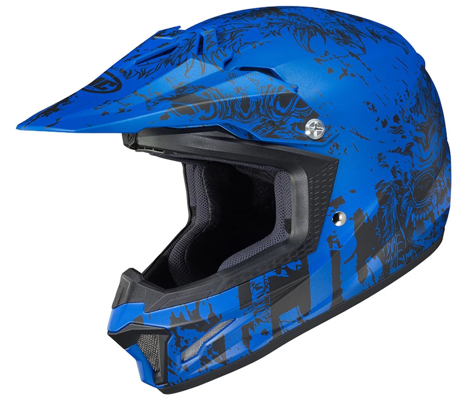 HJC CL-XY II Creeper Youth MX Offroad Helmet Blue/Black XL