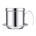 TKSE - Coffee Filter, Reusable Pour Over Coffee Dripper Paperless Drip Cup Stainless Steel Coffee Filter for Manual Coffee Maker, Coffee Drip Filter Maker(silver)