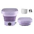 JLLOM Folding Portable Mini Washing Machine - 8L Capacity for Convenient Laundry
