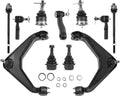 A-Premium 11Pcs Front Suspension Kit Upper Control Arm Ball Joint Tie Rod End Idler Arm(Arm only) Compatible with Chevrolet Silverado 1500 HD 2500 3500 HD Suburban GMC Sierra 2500 HD 3500 Classic