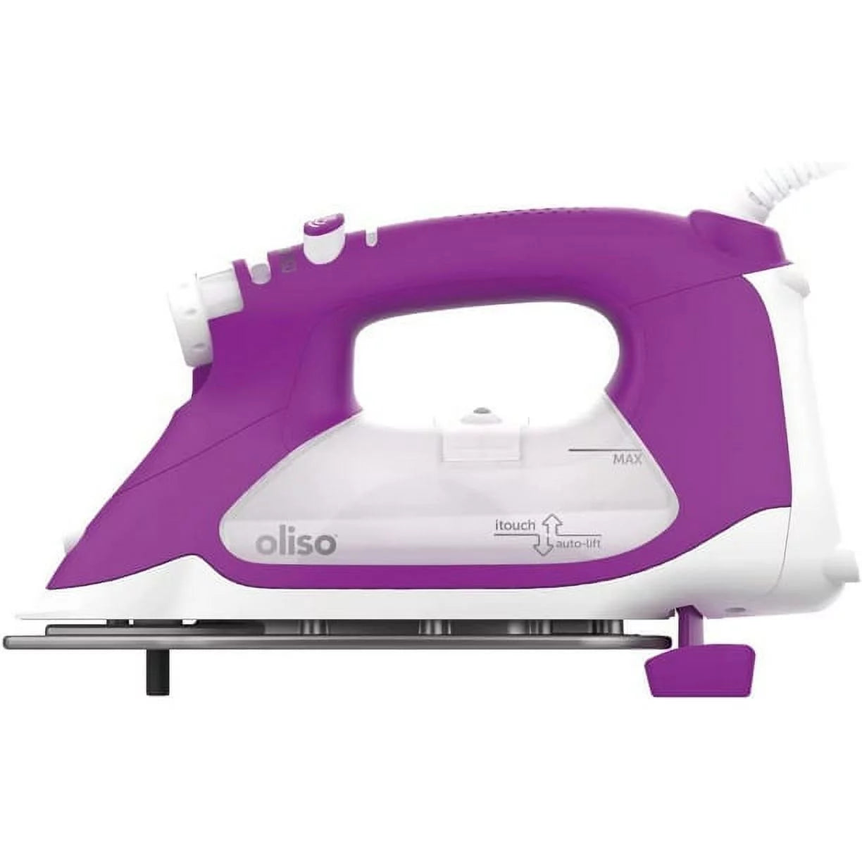 Oliso TG1600 Pro Plus 1800 W Smart Iron with Auto Lift Diamond Ceramic Soleplate Steam Iron Orchid