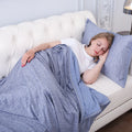 Oigae Summer Cooling Blanket For Hot Flashes Night Sweats Soft Blanket For Bed Throw Size