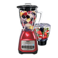 Oster Classic Series Metallic Blender Plus Food Chopper, Red